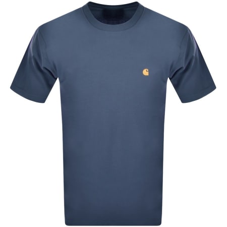 Product Image for Carhartt Chase Short Sleeved T Shirt Blue