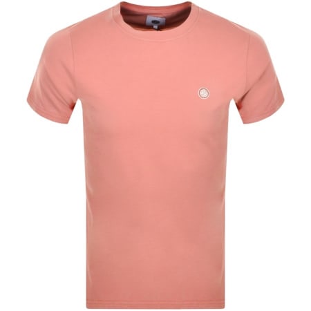 Product Image for Pretty Green Mitchell Crew Neck T Shirt Pink