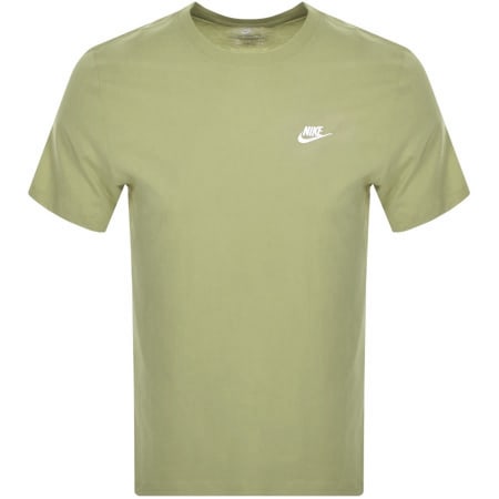 Product Image for Nike Crew Neck Club T Shirt Green
