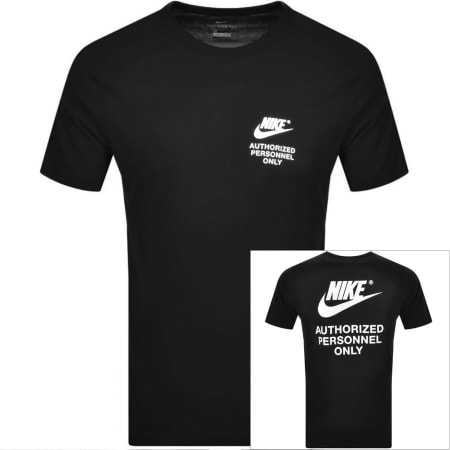 Product Image for Nike Authorized Logo T Shirt Black