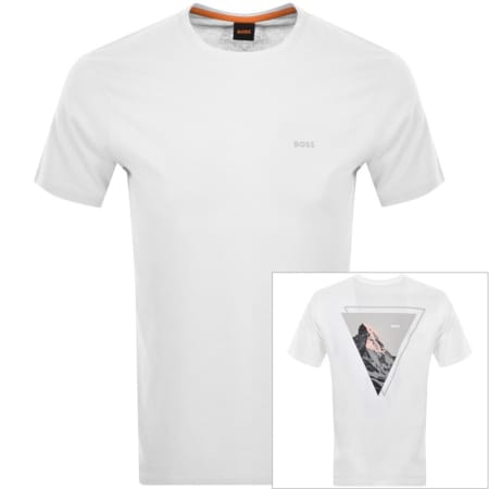 Product Image for BOSS Teetrury Logo T Shirt White