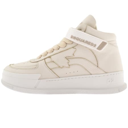 Product Image for DSQUARED2 Canadian High Top Trainers Cream