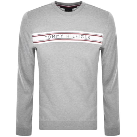 Product Image for Tommy Hilfiger Logo Sweatshirt Grey