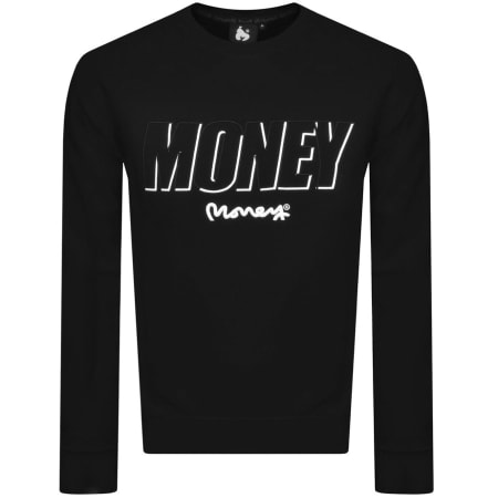 Product Image for Money Crew Neck Logo Sweatshirt Black