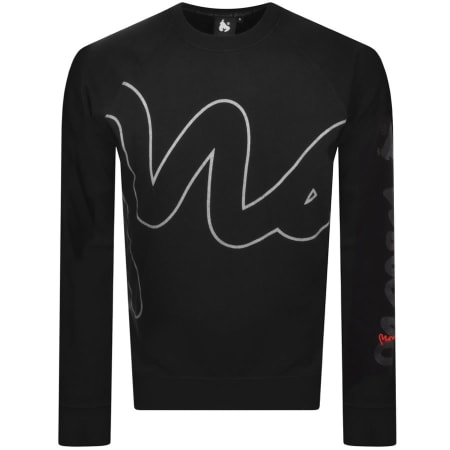 Product Image for Money Crew Neck Logo Sweatshirt Black
