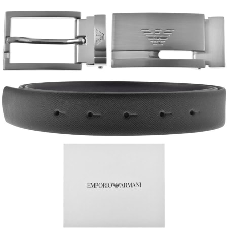 Product Image for Emporio Armani Reversible Belt Gift Set Black