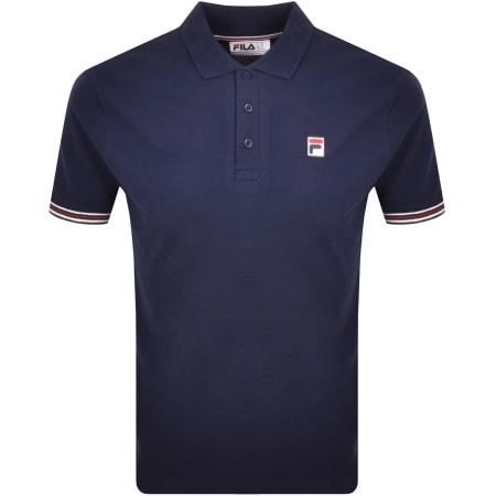 Product Image for Fila Vintage Omari Polo T Shirt Navy