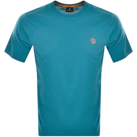 Product Image for PS By Paul Smith Zebra Badge T Shirt Blue