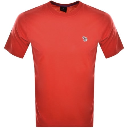 Product Image for PS By Paul Smith Zebra Badge T Shirt Red