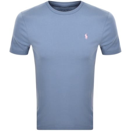 Product Image for Ralph Lauren Crew Neck Slim Fit T Shirt Blue