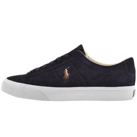 Product Image for Ralph Lauren Sayer Suede Trainers Navy