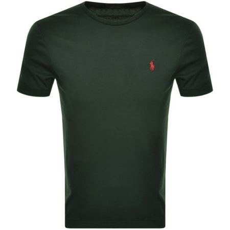Product Image for Ralph Lauren Crew Neck Slim Fit T Shirt Green