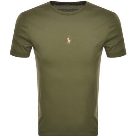 Product Image for Ralph Lauren Crew Neck Logo T Shirt Green