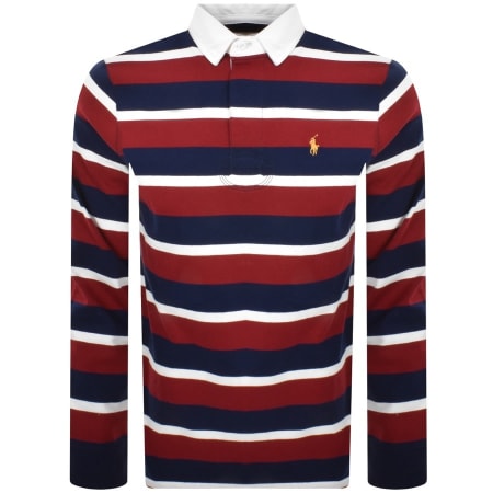 Product Image for Ralph Lauren Long Sleeve Rugby Polo T Shirt Red