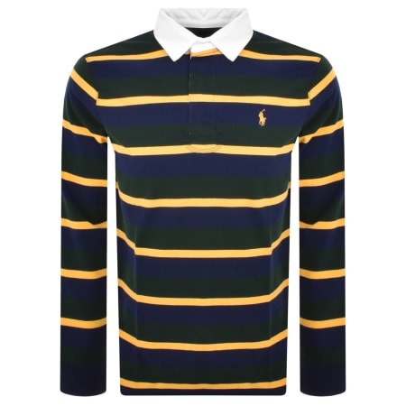 Product Image for Ralph Lauren Long Sleeve Rugby Polo T Shirt Green