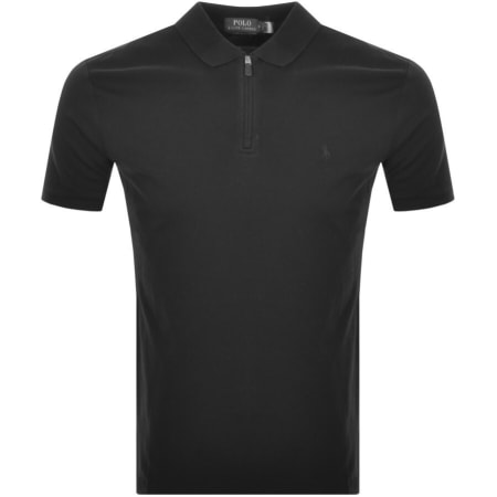 Product Image for Ralph Lauren Slim Fit Polo T Shirt Black