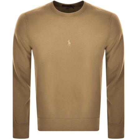 Product Image for Ralph Lauren Crew Neck Sweatshirt Beige