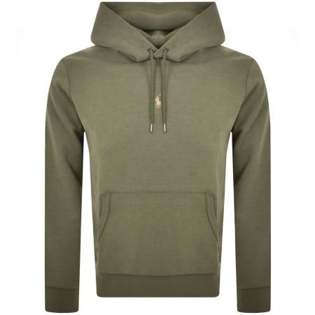 Product Image for Ralph Lauren Pullover Logo Hoodie Khaki