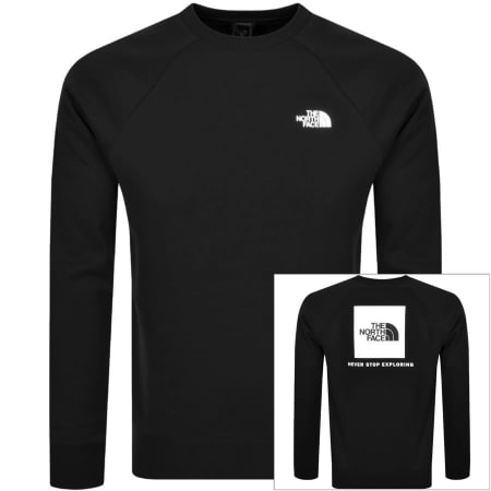 Product Image for The North Face Raglan Redbox Sweatshirt Black