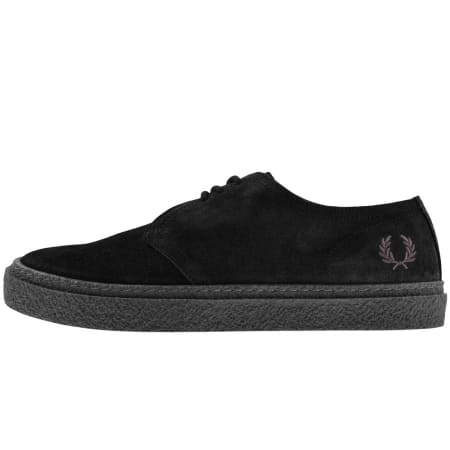 Product Image for Fred Perry Linden Suede Trainers Black